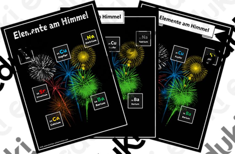 Feuerwerk firework Flammenfärbung Feuerwerk – Unterrichtsmaterial im Fach Chemie