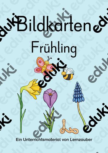 Bildkarten Frühling – Unterrichtsmaterial in den Fächern DaZ/DaF