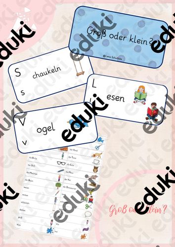 Groß oder klein? – Unterrichtsmaterial im Fach Deutsch