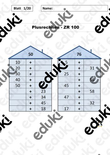 Pressogram Zaubertafel Plus und Minus ZR bis 100 4260107040491 