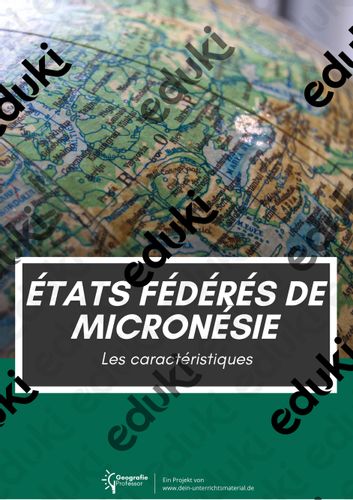 États fédérés de Micronésie les caractéristiques Ressource