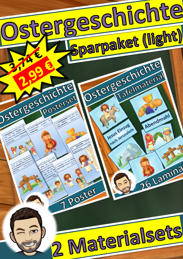 Materialpaket zur Ostergeschichte - Karwoche (klein)