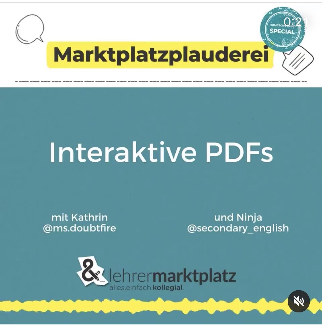 Podcast "Marktplatzplauderei" #14 "Interaktive PDFs"