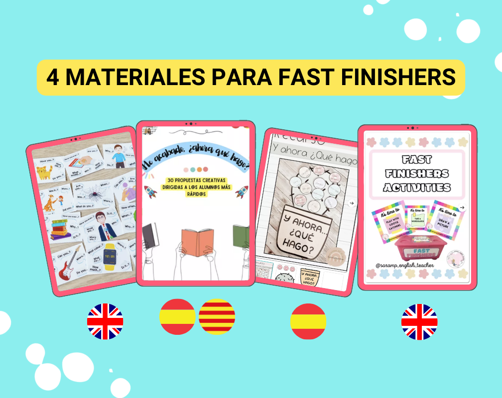 4 materiales educativos para FAST FINISHERS