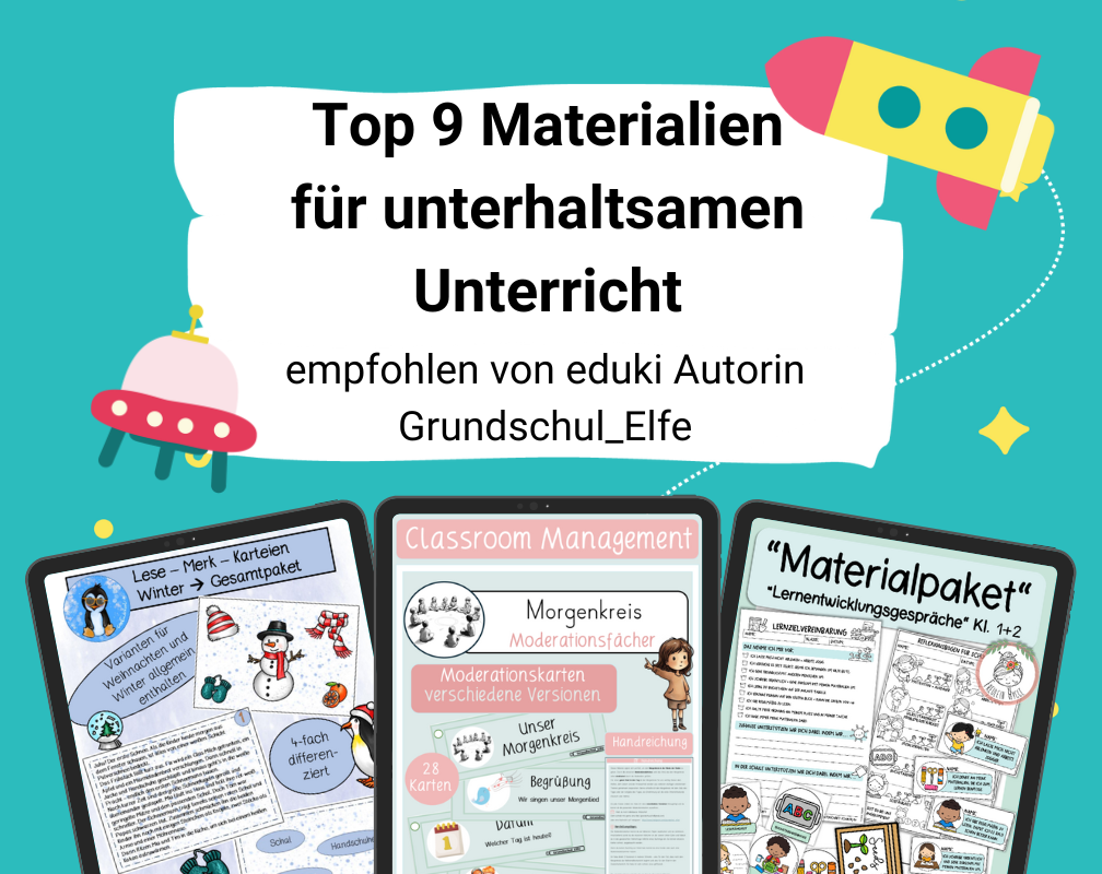Unsere Autorin Grundschul_Elfe empfiehlt 9 Materialien, die für Abwechslung im Unterricht sorgen