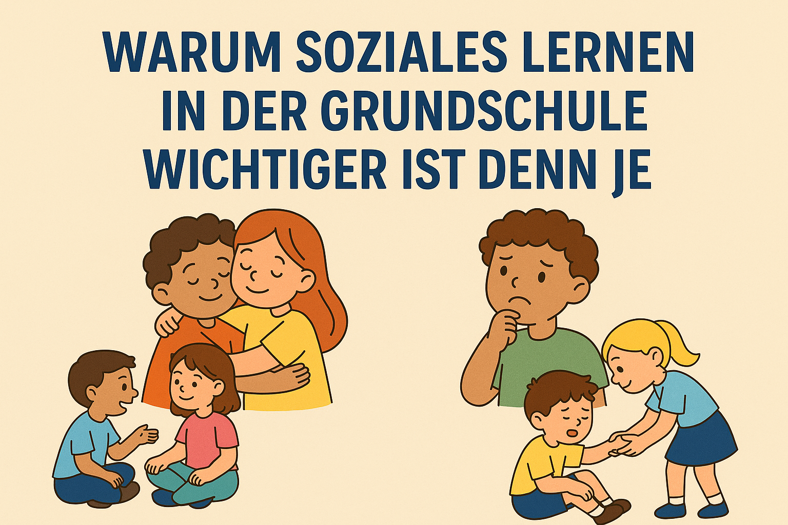🧠 Warum soziales Lernen in der Grundschule wichtiger ist denn je (Spoiler: Weil „Ich war’s nicht!“ keine Lösung ist)
