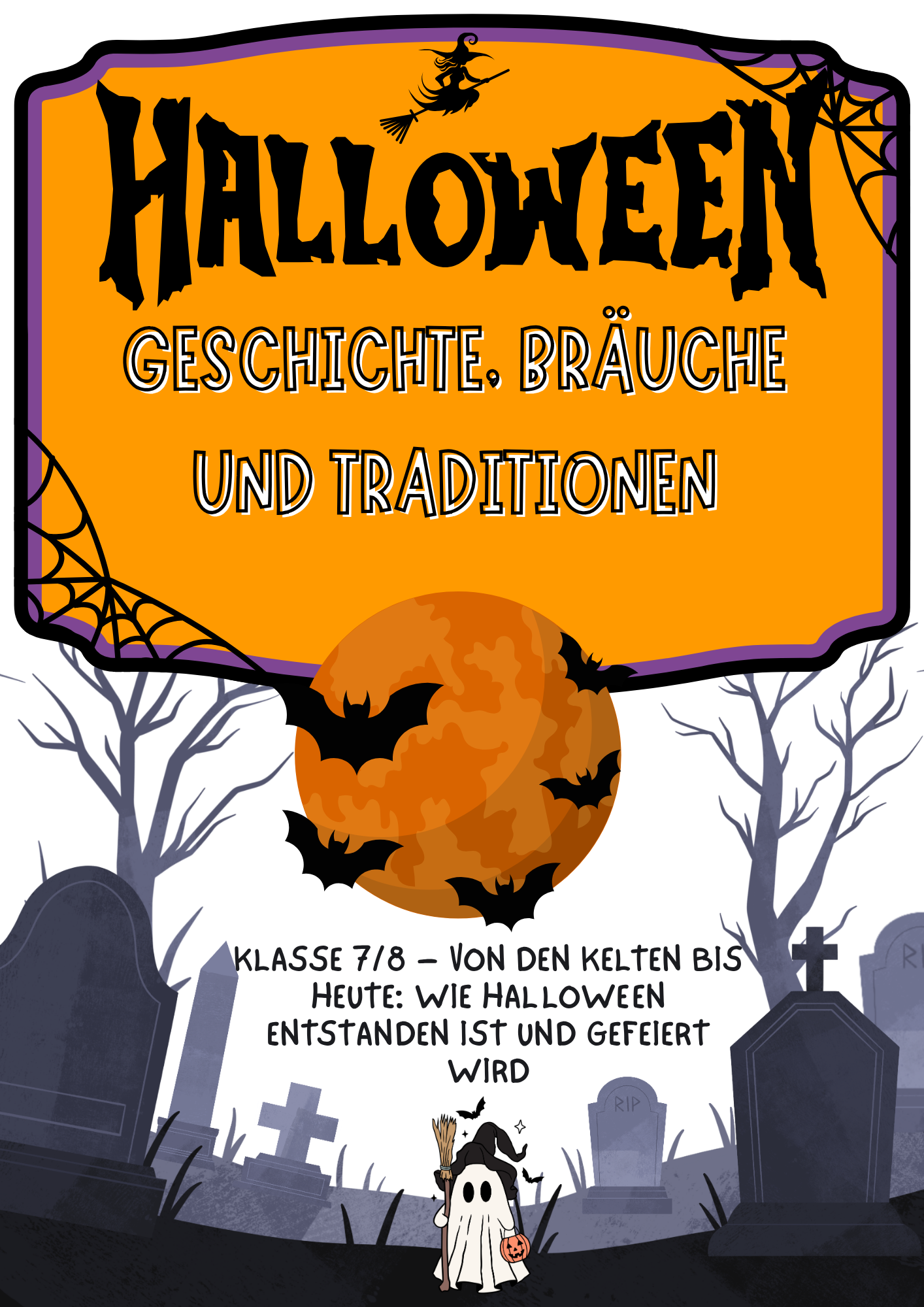 🎃 Halloween im Unterricht – Geschichte, Bräuche und kreative Ideen für Klasse 7/8