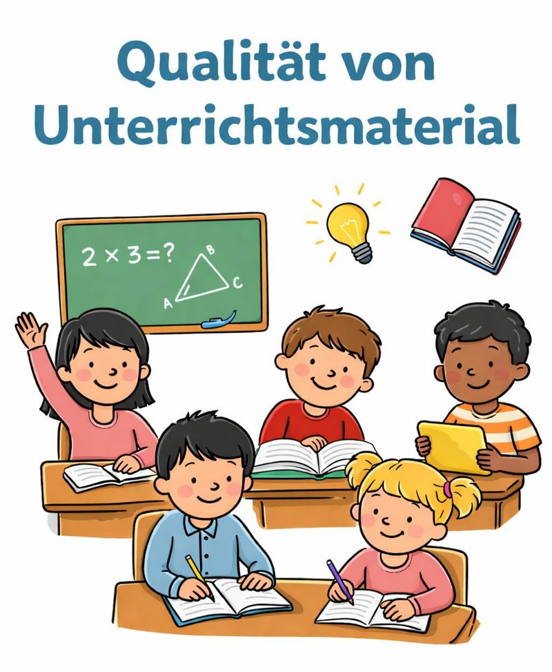 🌈 Qualität von Unterrichtsmaterial auf einen Blick – 7 Merkmale