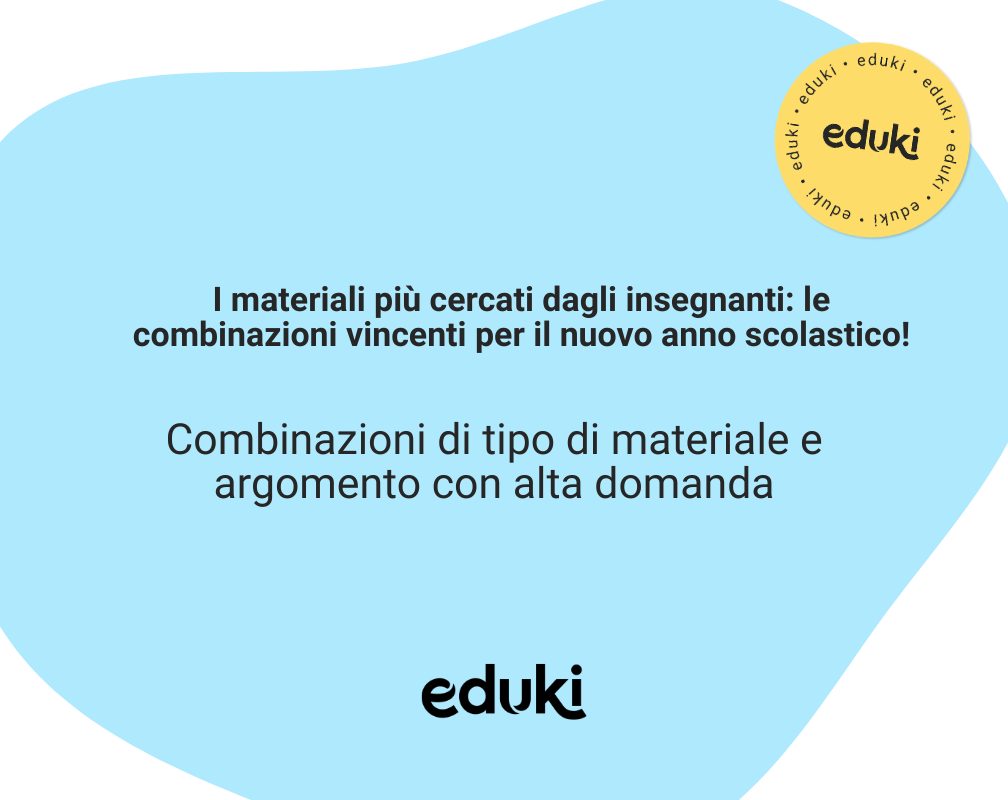 I materiali più cercati dagli insegnanti: le combinazioni vincenti per il nuovo anno scolastico!