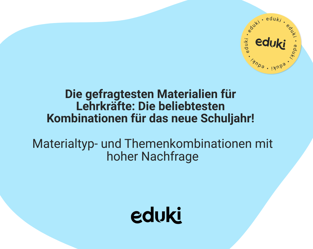 Die Materialien, nach denen Lehrkräfte dieses Jahr suchen: Die beliebtesten Kombinationen für das neue Schuljahr!