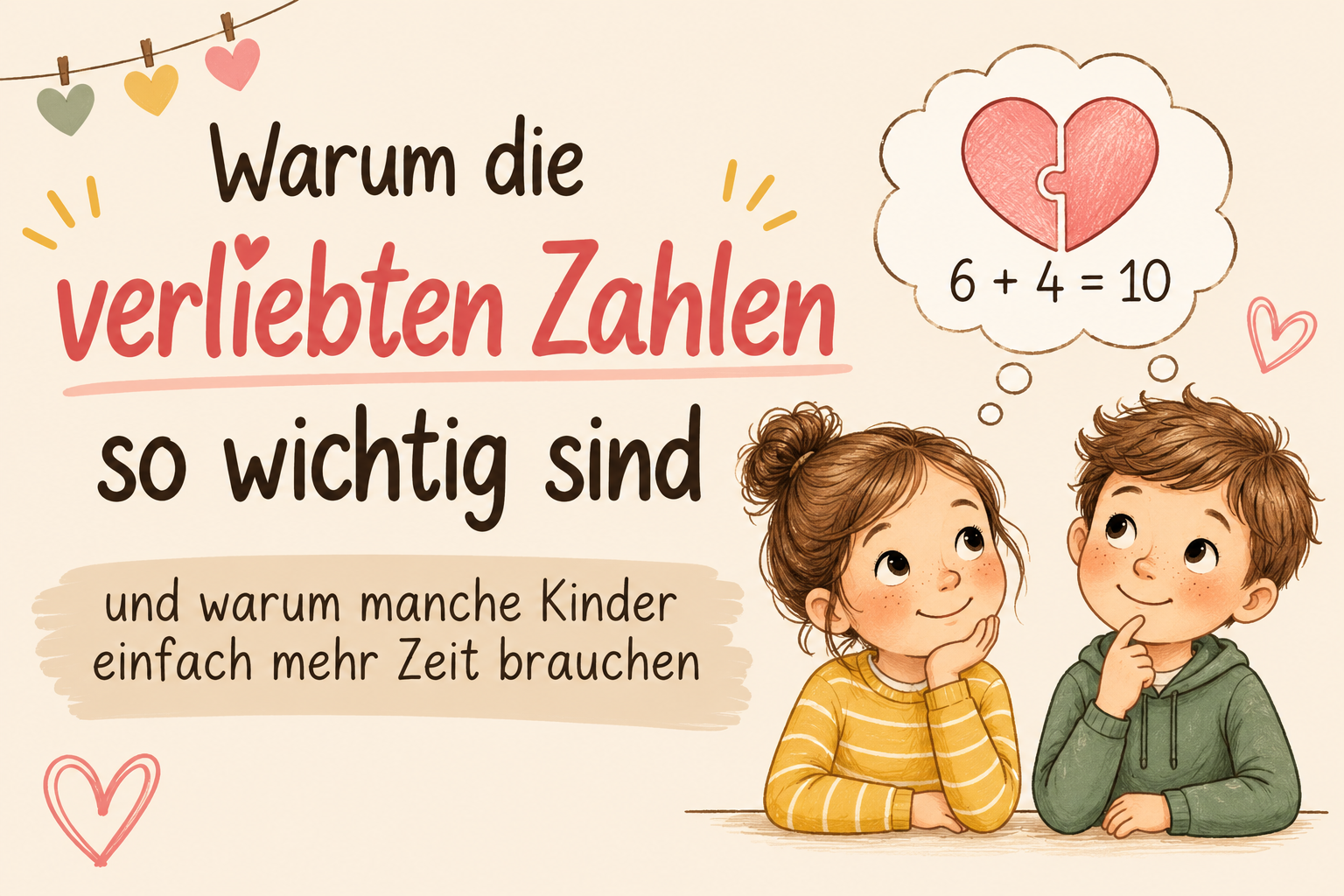 Warum die „verliebten Zahlen“ so wichtig sind und warum manche Kinder einfach mehr Zeit brauchen