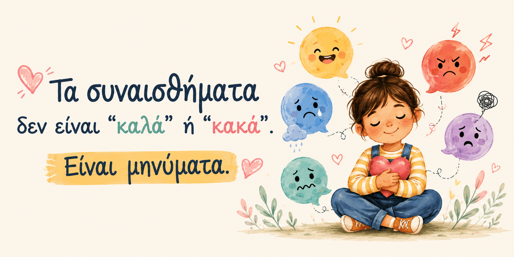 Τα συναισθήματα δεν είναι "καλά" ή "κακά". Είναι μηνύματα.