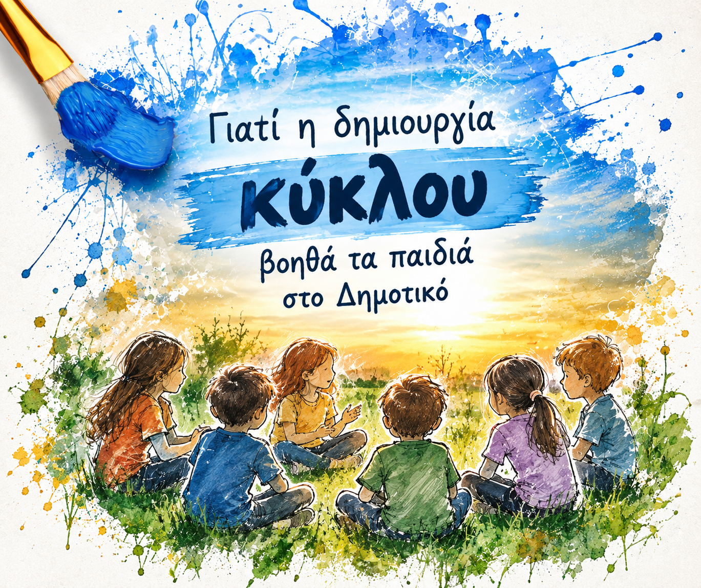 Πώς η δημιουργία του κύκλου βοηθά τα παιδιά στο Δημοτικό.