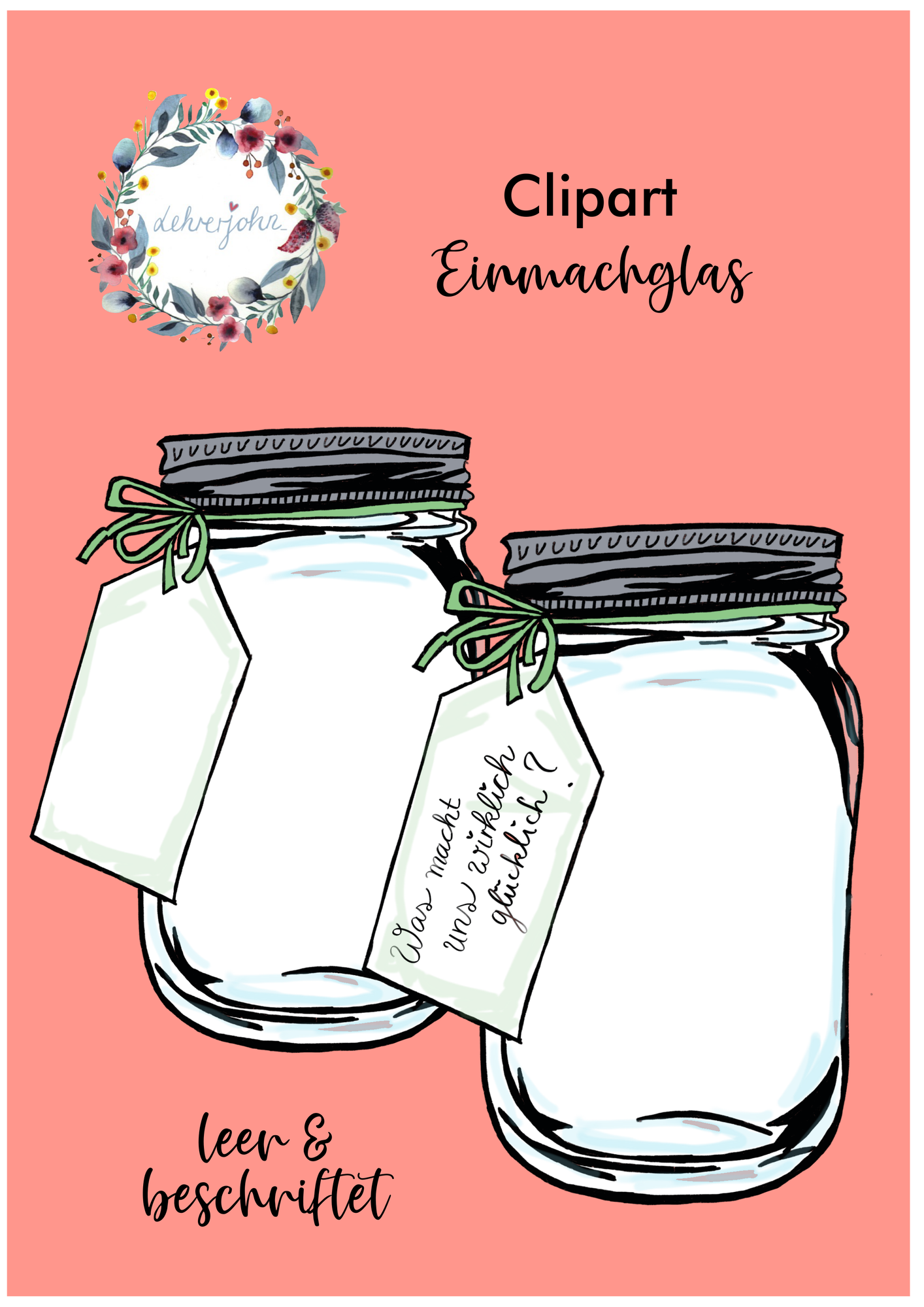 Clipart Einmachglas – Unterrichtsmaterial im Fach Fachübergreifendes