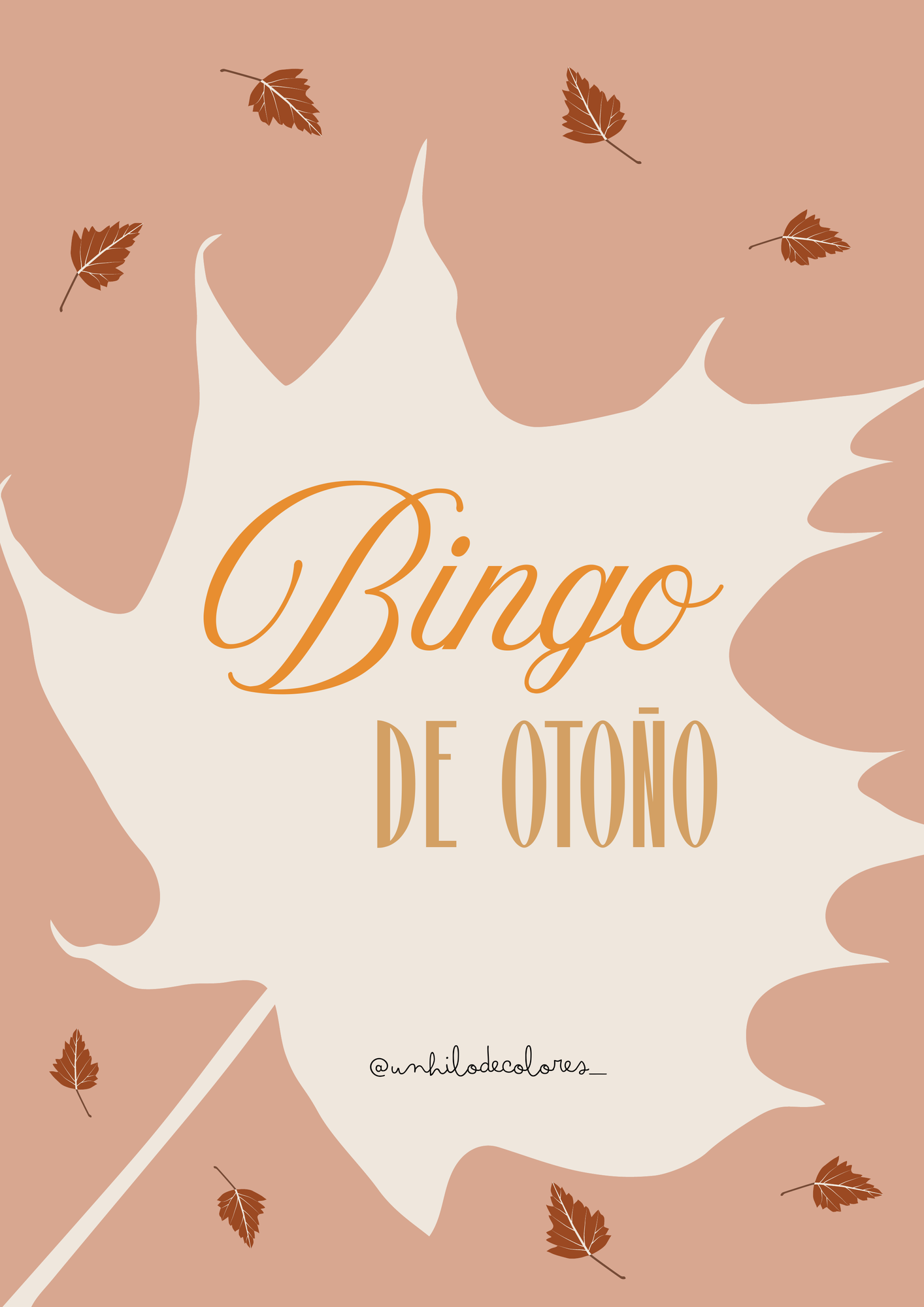 Bingo de otoño - material de la siguiente asignatura Lengua y literatura