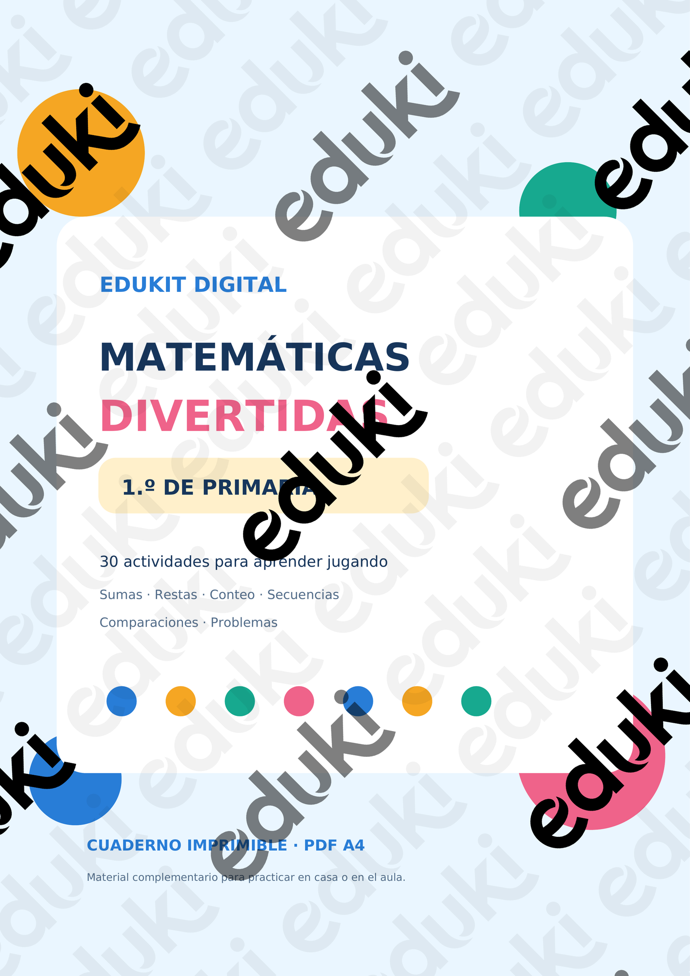 Matemáticas Divertidas | 1.º de Primaria - material de la siguiente ...