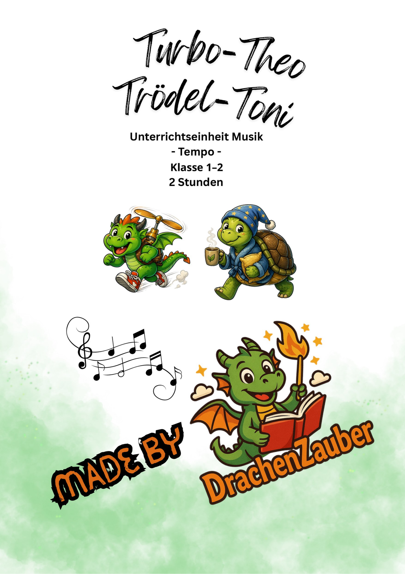 Turbo-Theo und Trödel-Toni – Unterrichtsmaterial im Fach Musik