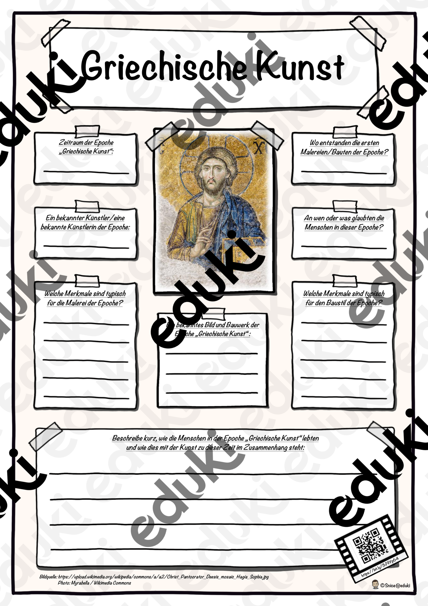 Steckbrief Kunstepoche Griechische Kunst