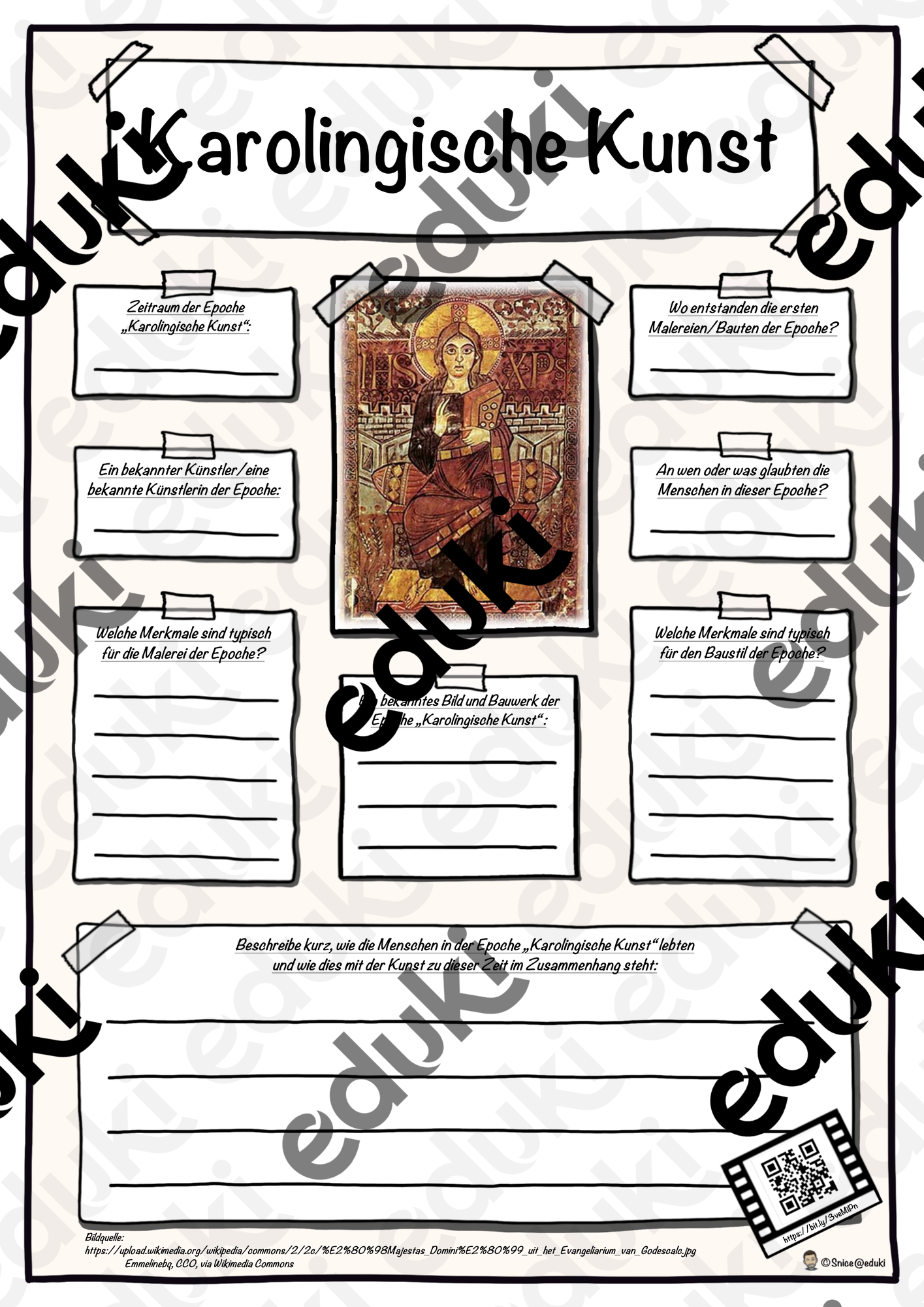 Steckbrief Kunstepoche Karolingische Kunst