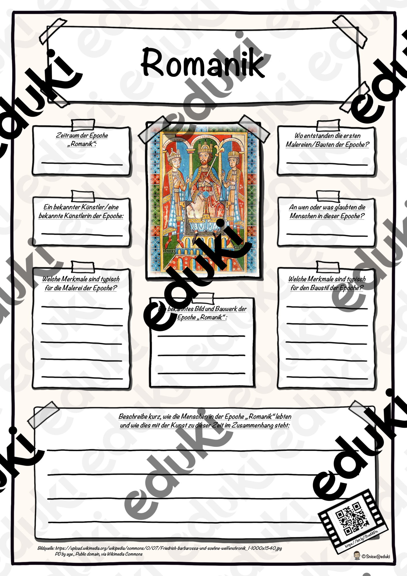 Steckbrief Kunstepoche Romanik