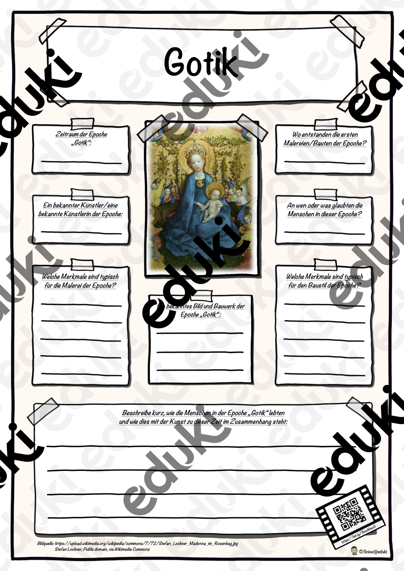 Steckbrief Kunstepoche Gotik