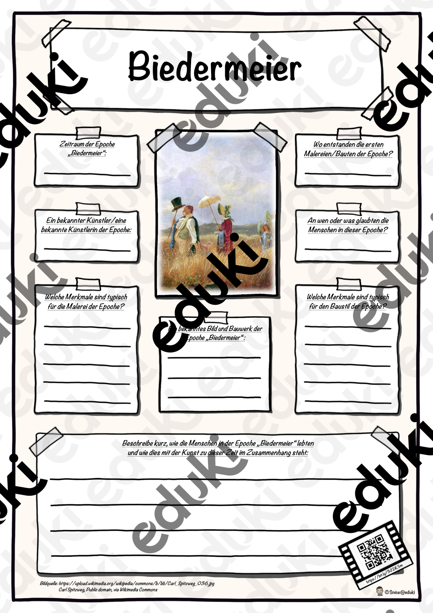 Steckbrief Kunstepoche Biedermeier