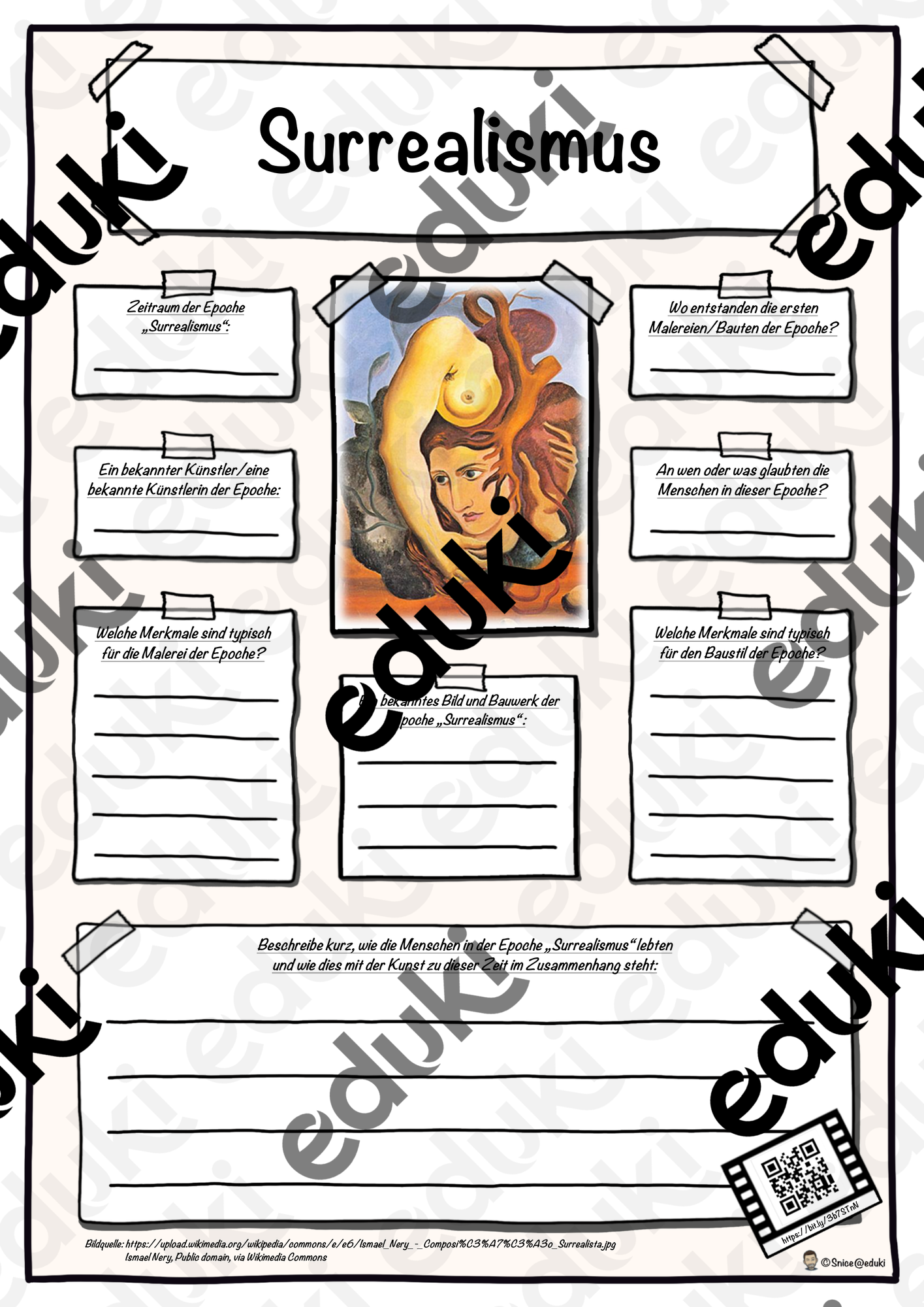 Steckbrief Kunstepoche Surrealismus