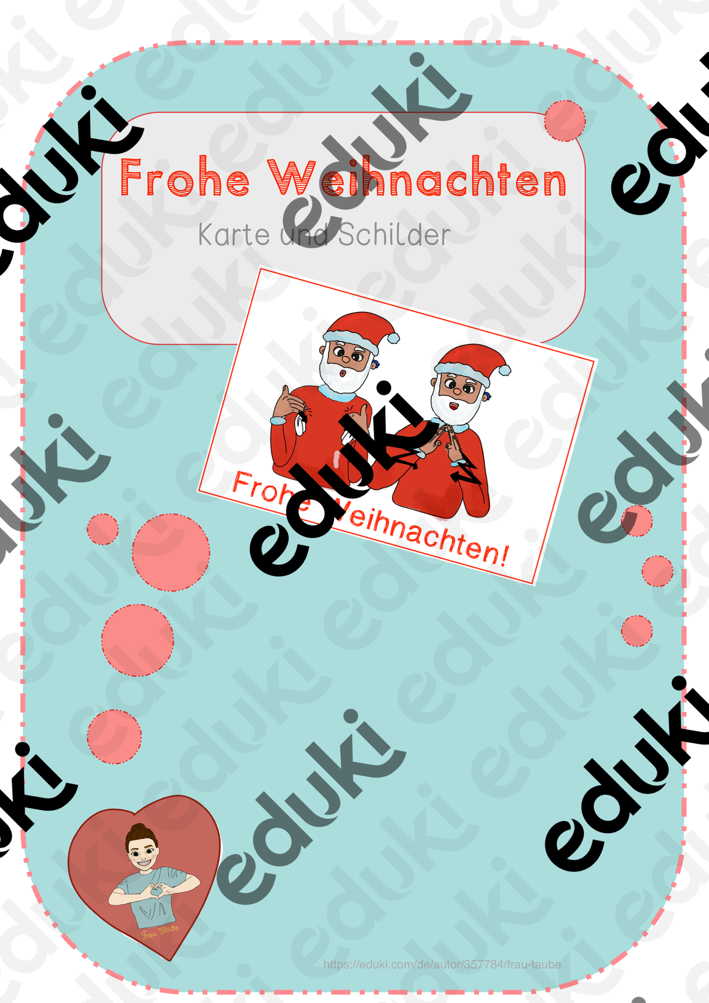 Frohe Weihnachten in der Gebärdensprache Unterrichtsmaterial in den