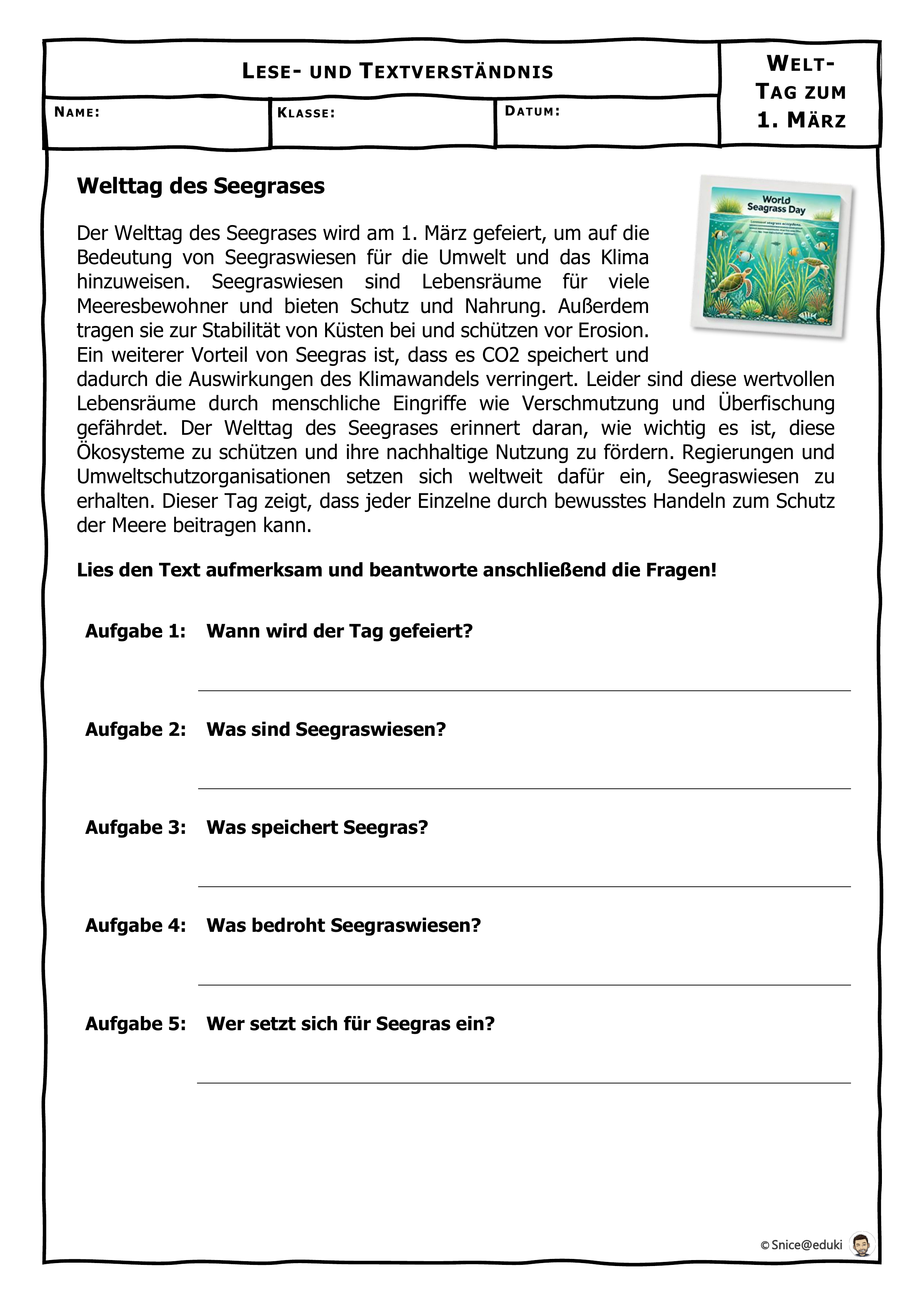 03-01 Welttag des Seegrases