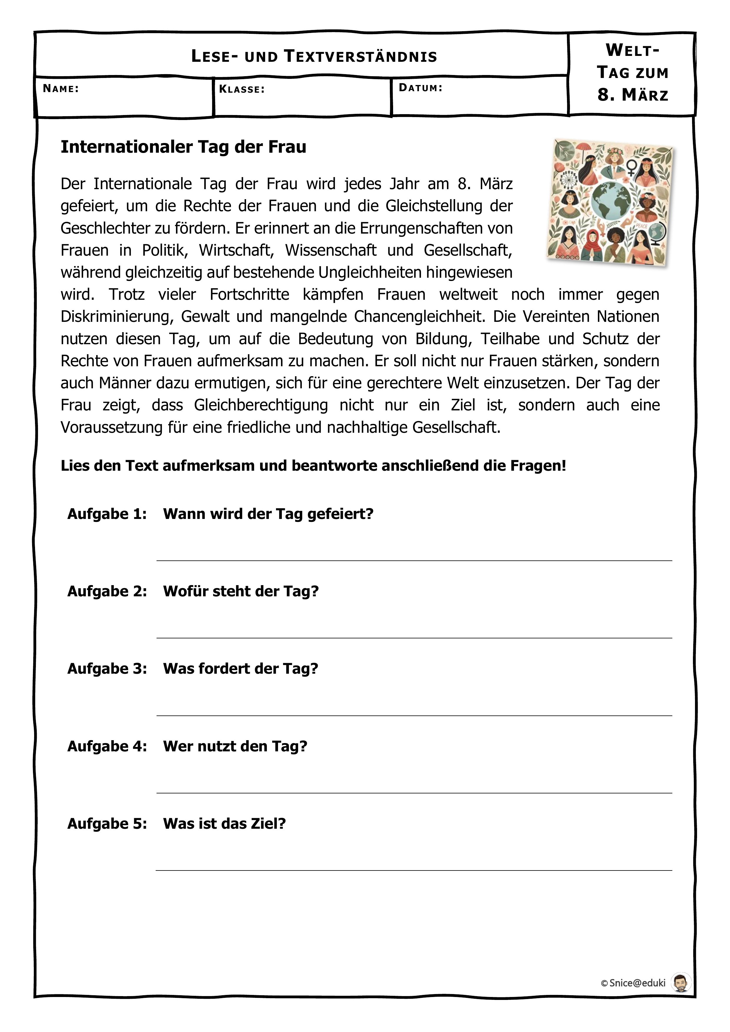 03-08 Internationaler Tag der Frau