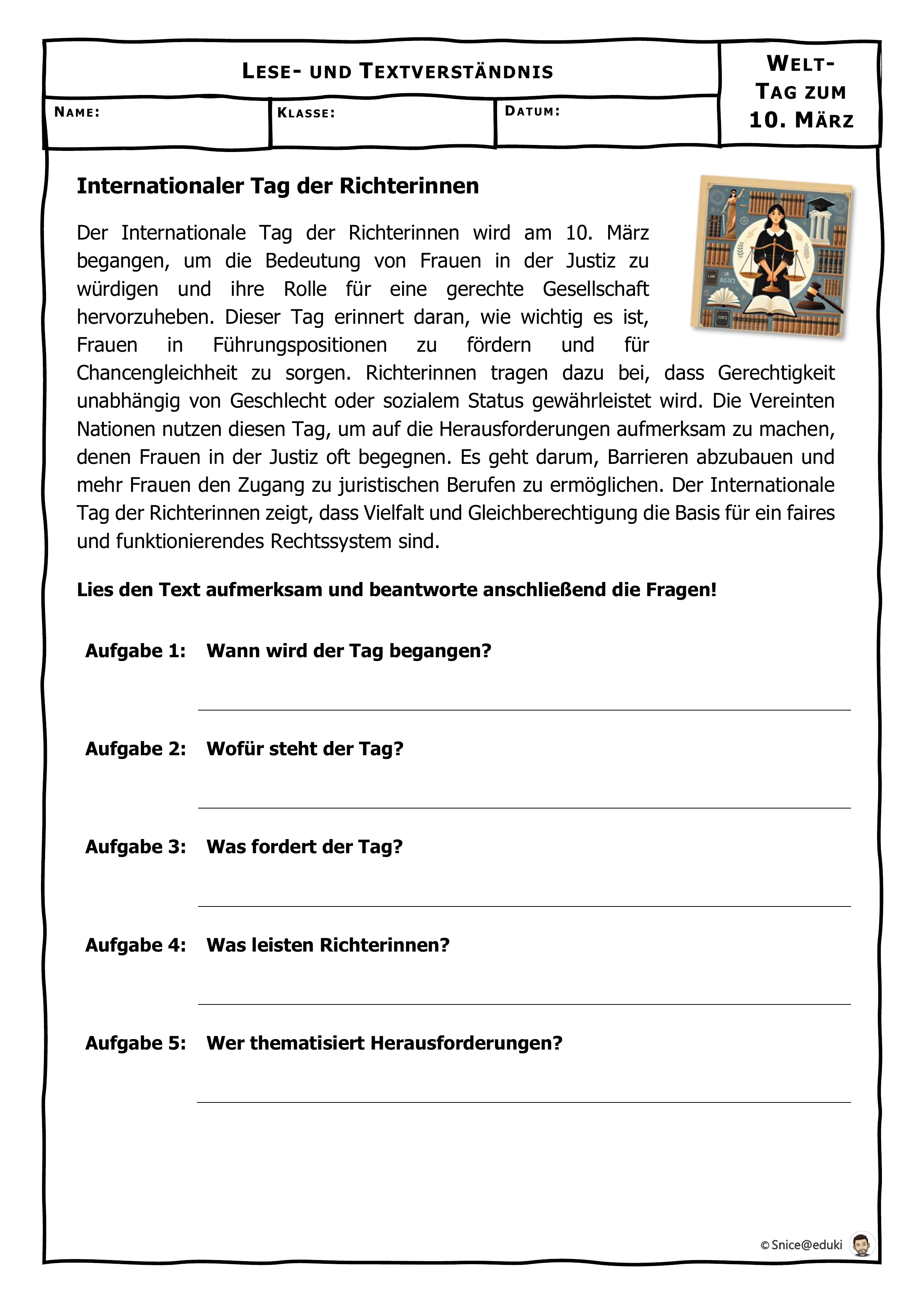 03-10 Internationaler Tag der Richterinnen