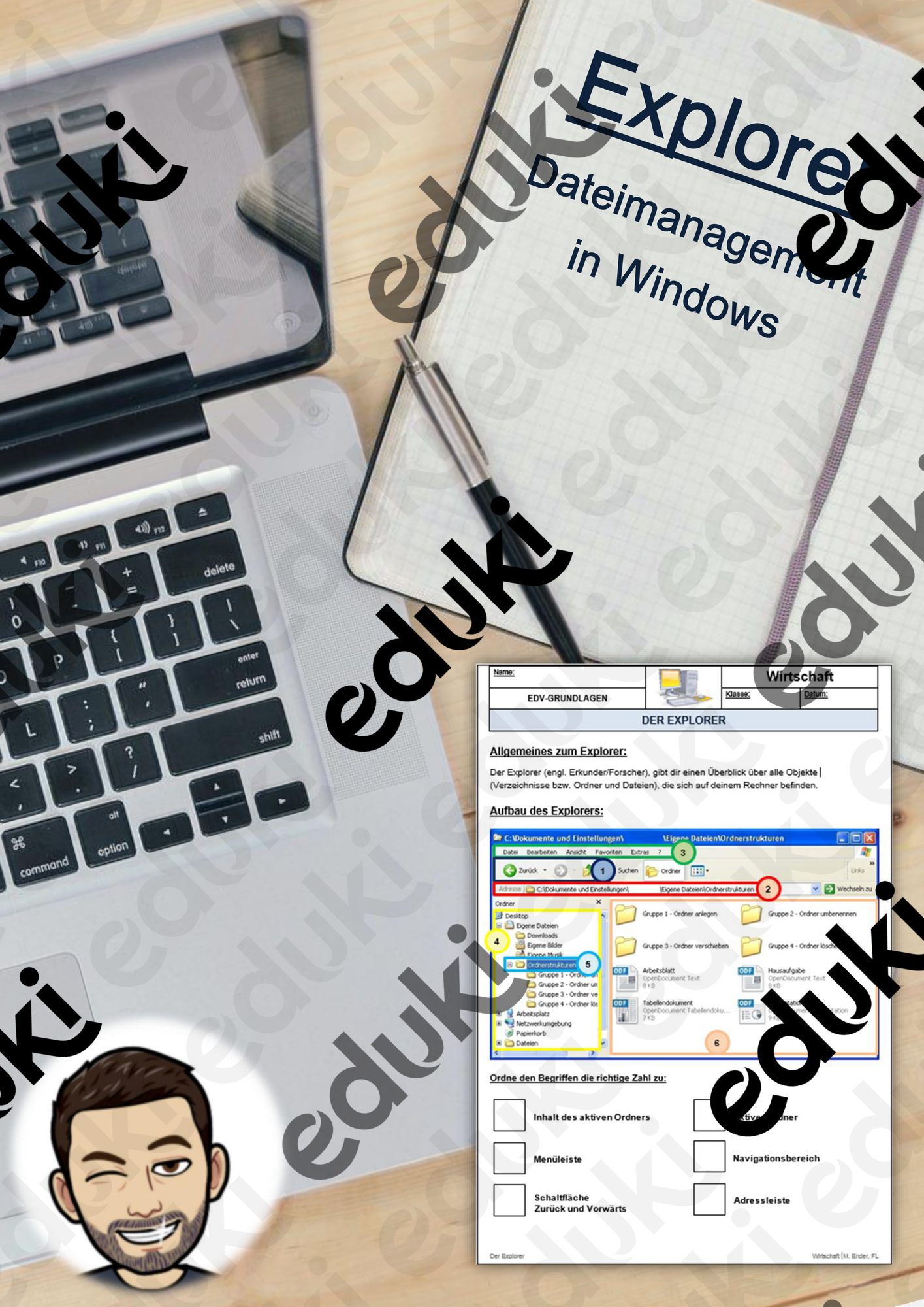 EDV/Informatik/Word: Der Explorer in Windows (Dateimanagement)