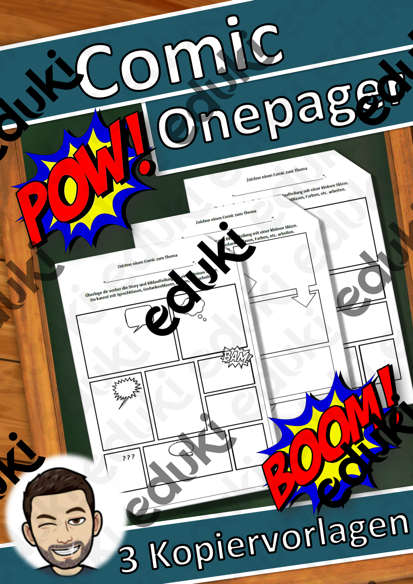 Kunst Comic Onepager (auch Vertretung)