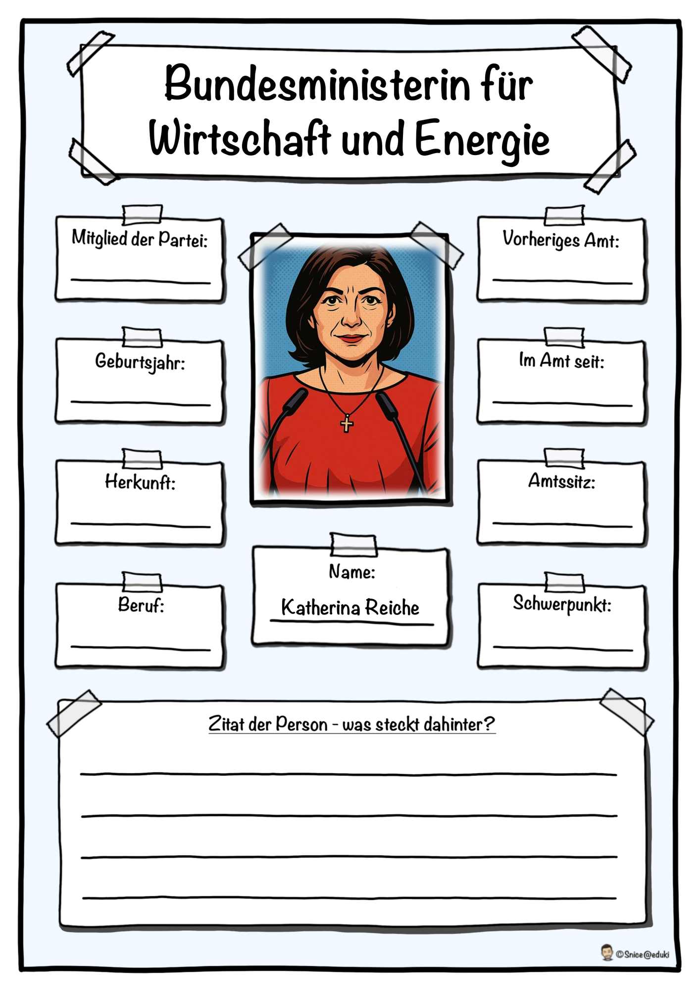 Bundesministerin für Wirtschaft und Energie - Katherina Reiche