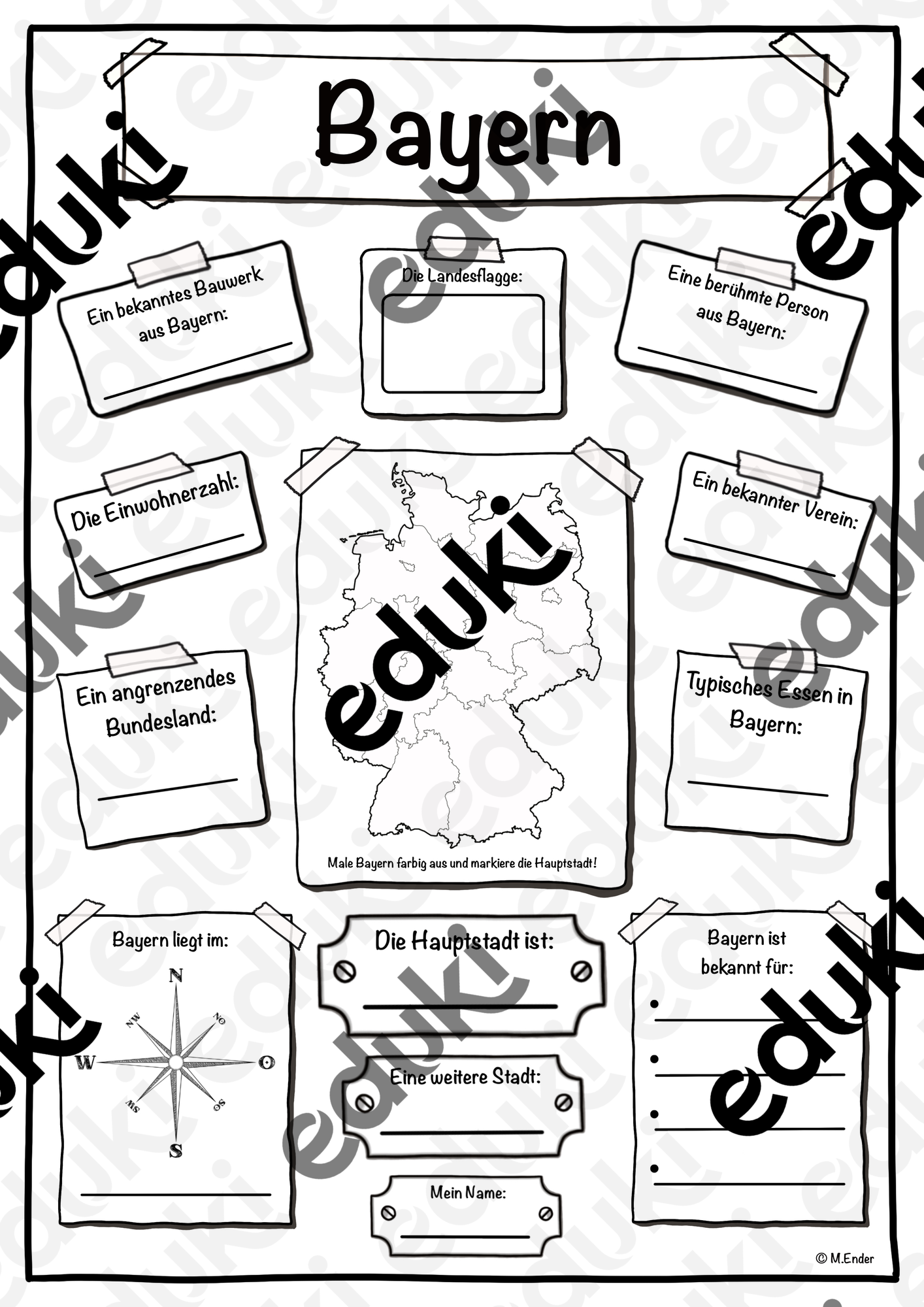 Steckbrief Bundesland Bayern