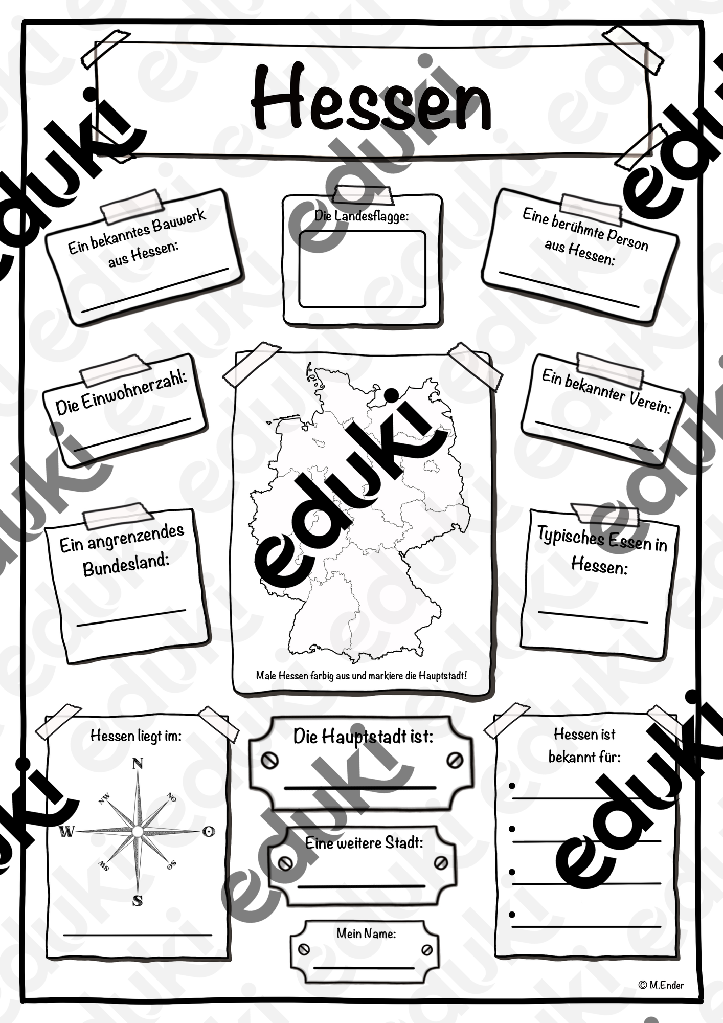 Steckbrief Bundesland Hessen