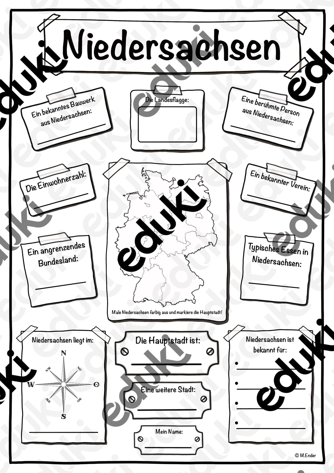 Steckbrief Bundesland Niedersachsen