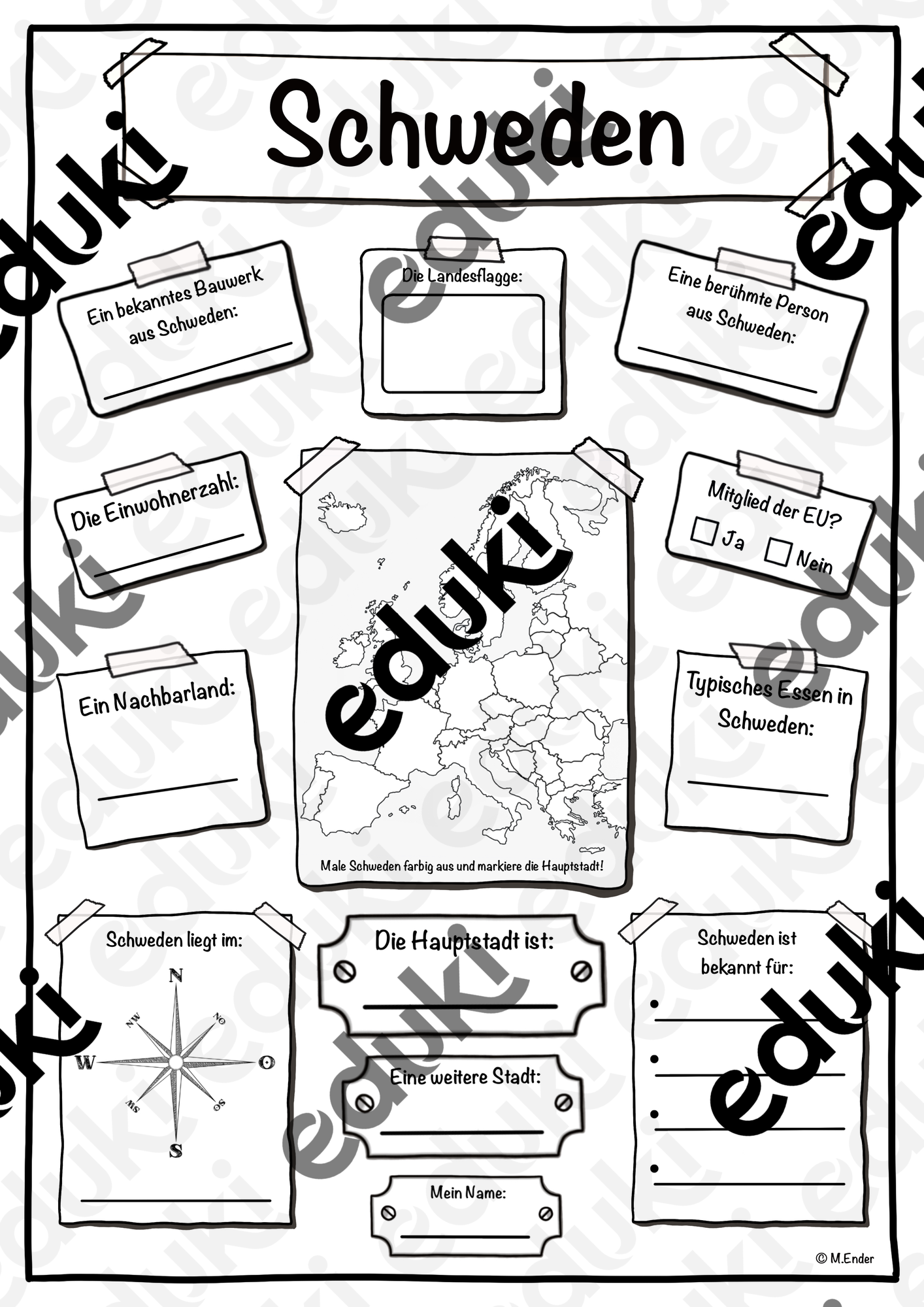 Steckbrief Europa (Schweden)