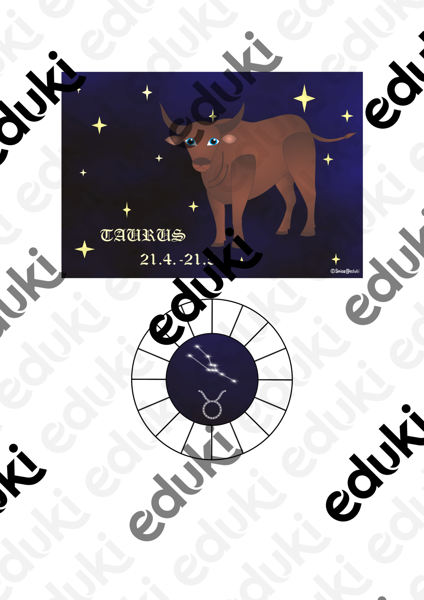 Sternbildsucher - Projektor Sternzeichen Stier
