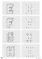 3D-Buchstaben zeichnen im Kunstunterricht (Vorlagen für Buchstaben und  Zahlen) – Unterrichtsmaterial im Fach Kunst