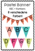 Wimpelkette ABC Banner (10 Farben) – Unterrichtsmaterial im Fach  Fachübergreifendes