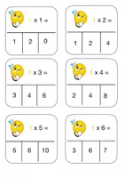 PDF pack de jeu pour apprendre les tables de multiplication - Kreakids