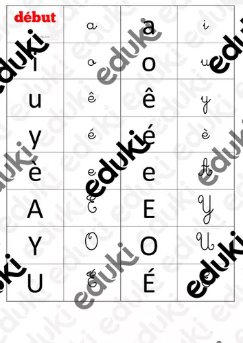 Domino écriture voyelles consonne + double consonne - Ressource ...