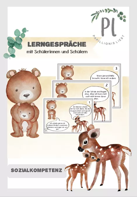 Bild in der Beschreibung des Unterrichtsmaterials Lerngespräch mit Schülerinnen und Schülern: Selbstkompetenz von Papillionis #1