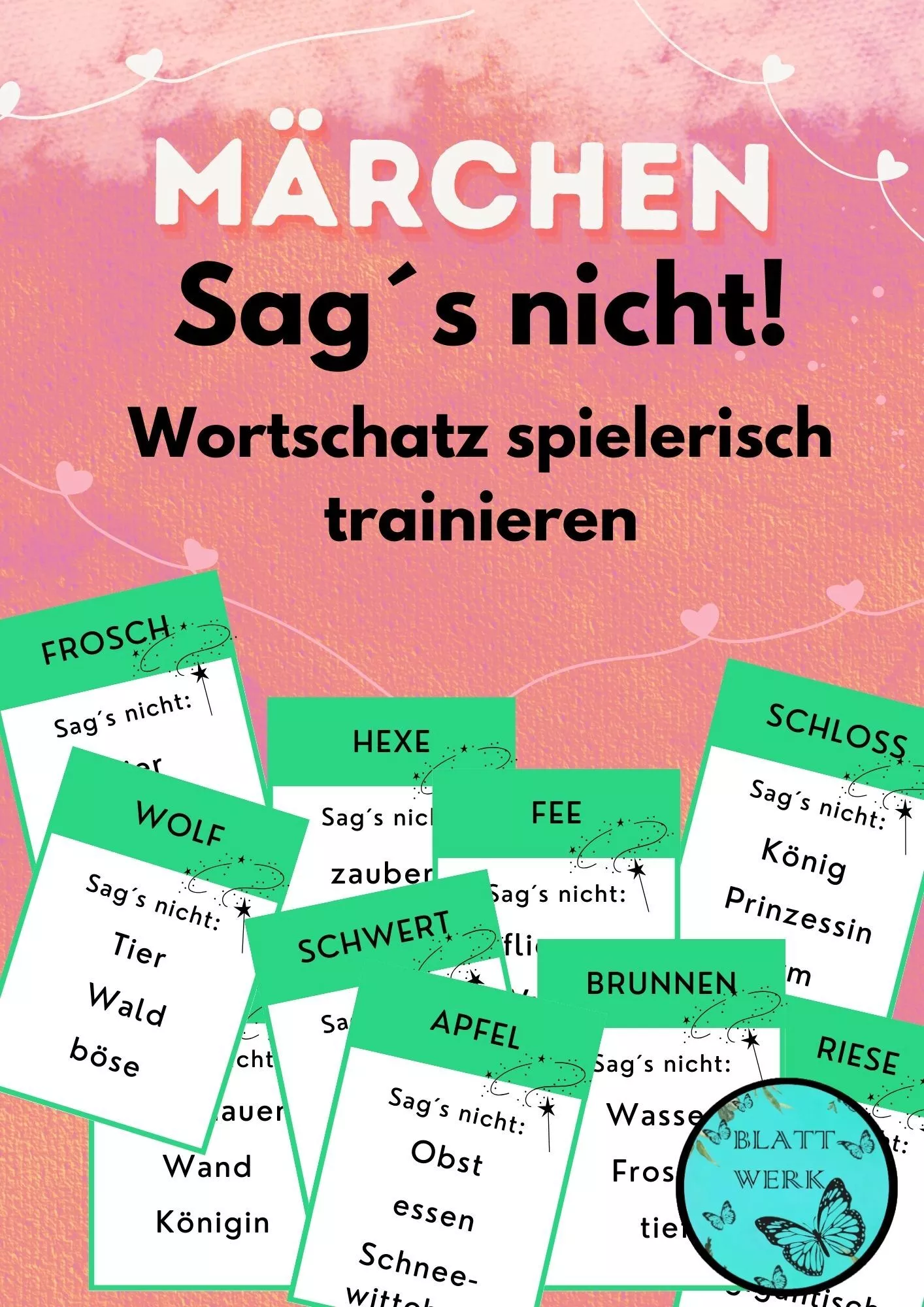Bild in der Beschreibung des Unterrichtsmaterials 5 Spiele: Märchen von Blattwerk #1