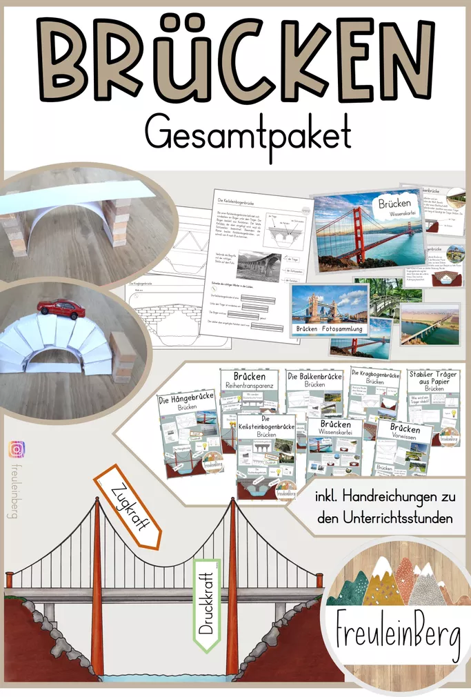 Bild in der Beschreibung des Unterrichtsmaterials Brücken - GESAMTPAKET - Klasse 2/3/4 (inkl. Stundenentwürfe) von FreuleinBerg #2