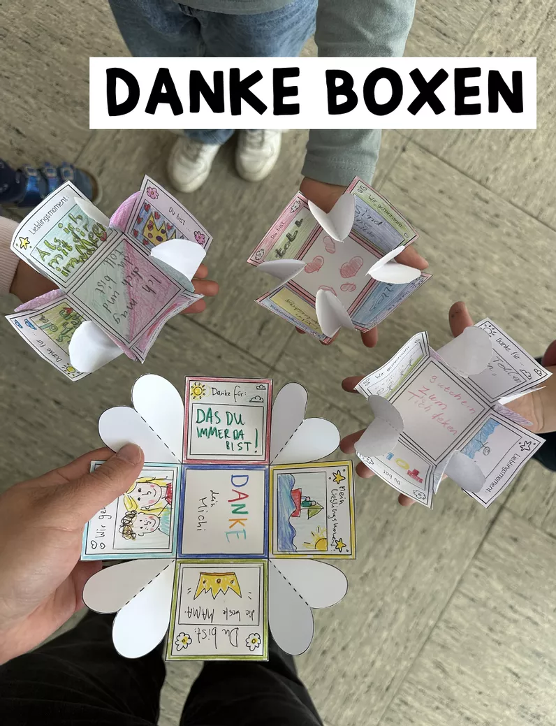 Bild in der Beschreibung des Unterrichtsmaterials Geschenkbox zum Ausfüllen - Muttertag, Vatertag & Held*innen / Lieblingsmenschen Geschenk von Doodleteacher #2