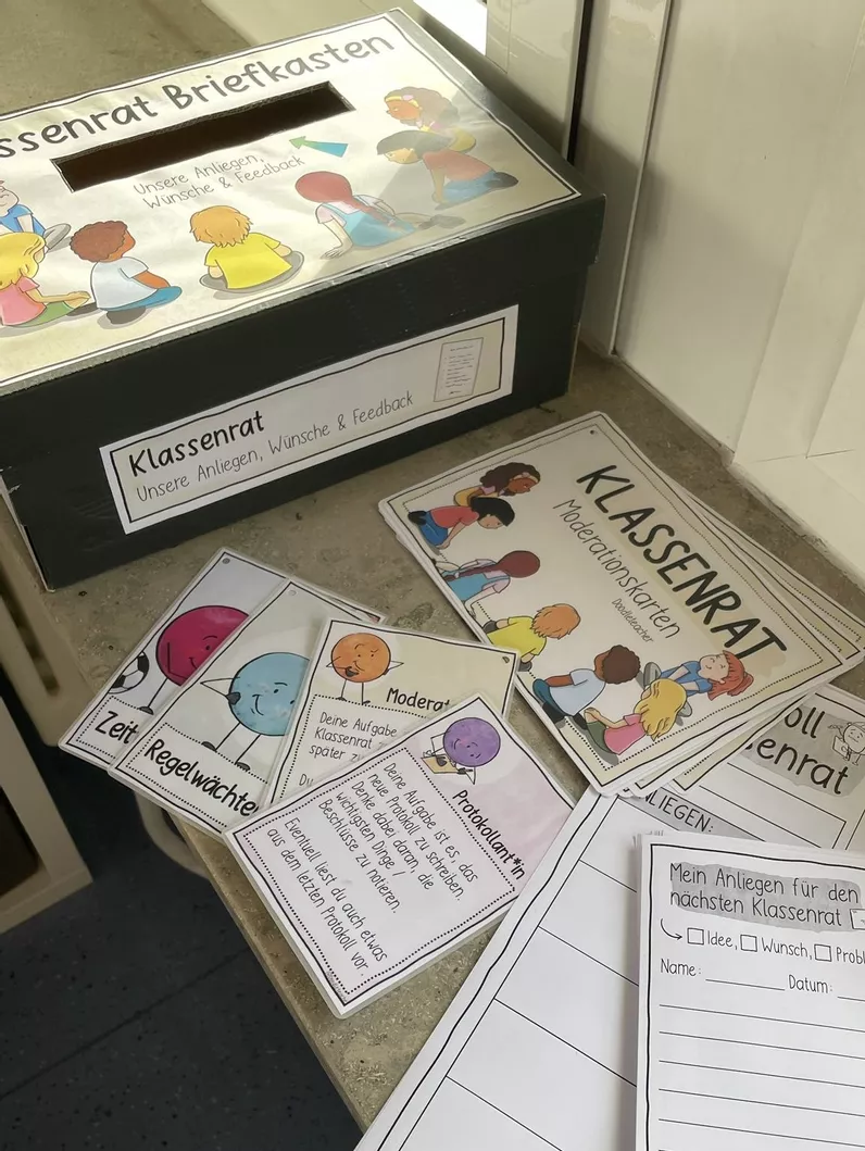 Bild in der Beschreibung des Unterrichtsmaterials Klassenrat Briefkasten & Post / Klassenbriefkasten / Klassenpost von Doodleteacher #1