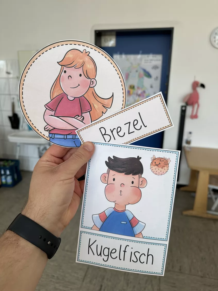 Bild in der Beschreibung des Unterrichtsmaterials Kommando Kugelfisch und Brezel (Aufmerksamkeit & Ruhe Ritual) von Doodleteacher #1