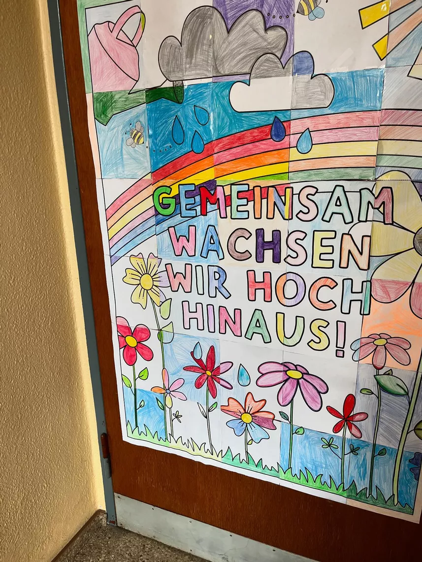 Bild in der Beschreibung des Unterrichtsmaterials Gemeinschaftsbild "Wir wachsen" - Wachstumsdenken / Growth Mindset Steckbrief von Doodleteacher #1
